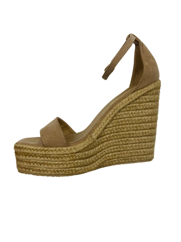 JESSICA Wedge in Neutral Suede