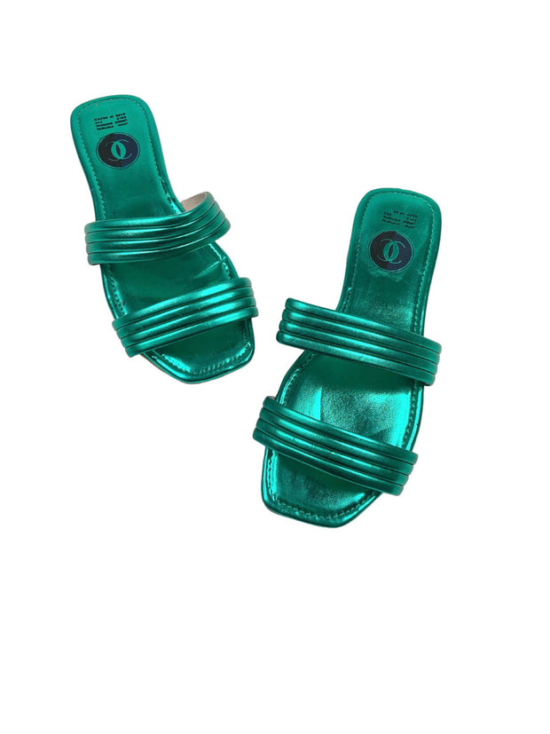 The Cabo Sandal in Teal