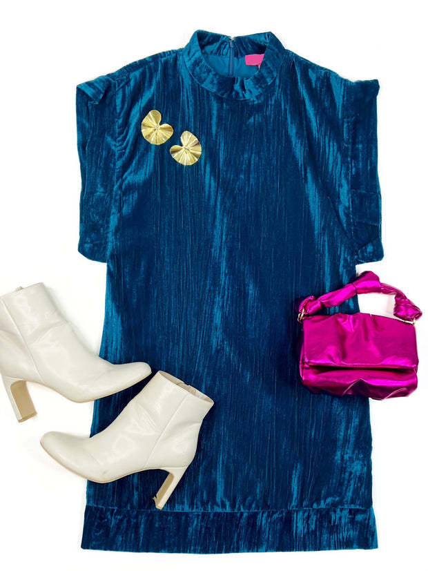 The Josephine Dress in Teal