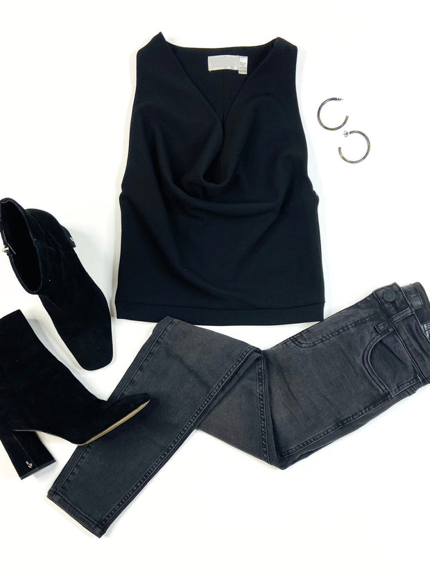 Collier Top in Black