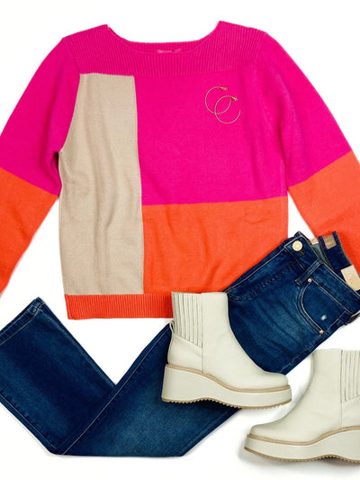 The Rynn Colorblock Sweater
