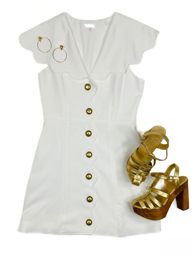 The Tally Dress in White