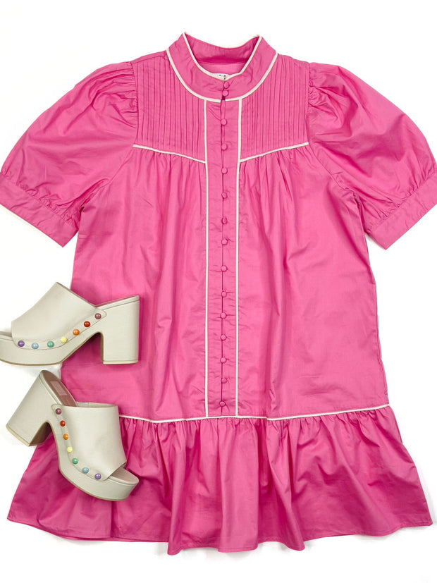 The Warren Dress in Pink