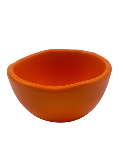 Glitterville Rainbow Trinket Bowl in Coral Cream