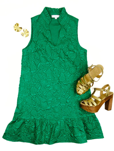 Drew Dress in Green