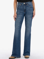 KUT from the Kloth ANA High Rise FAB AB Flare in Ennobled Wash