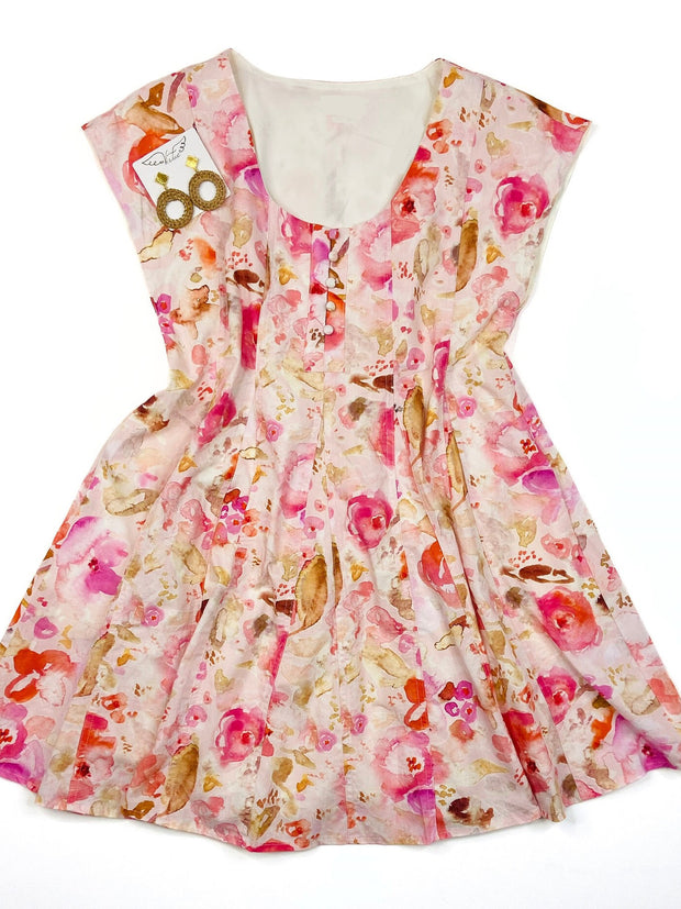 Lillian Watercolor Dress