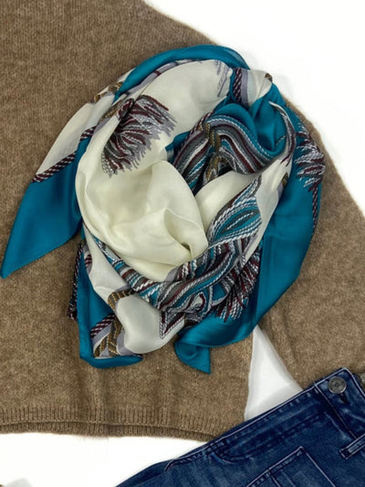 Mod Scarf in Teal