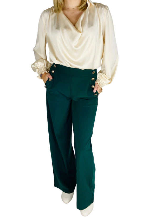 The Crew Pant in Hunter Green
