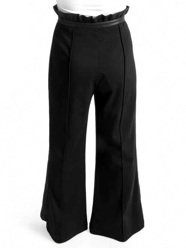 Emily McCarthy Ruffle Flares in Jet Black – Contemporary Cottage