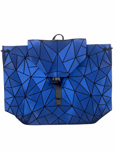 Geo Prism Backpack in Blue