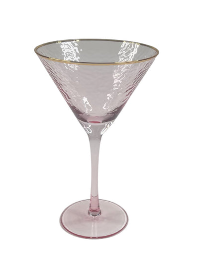 Martini Glass in Rose Pink