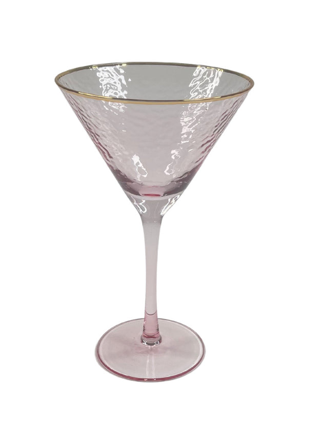 Martini Glass in Rose Pink