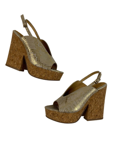 CC Collection Sadie Slingback in Gold