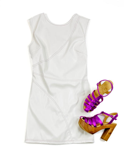 The Baylor Dress in White