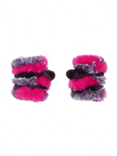 Multicolor Mandy Mittens - Hot Pink Multi